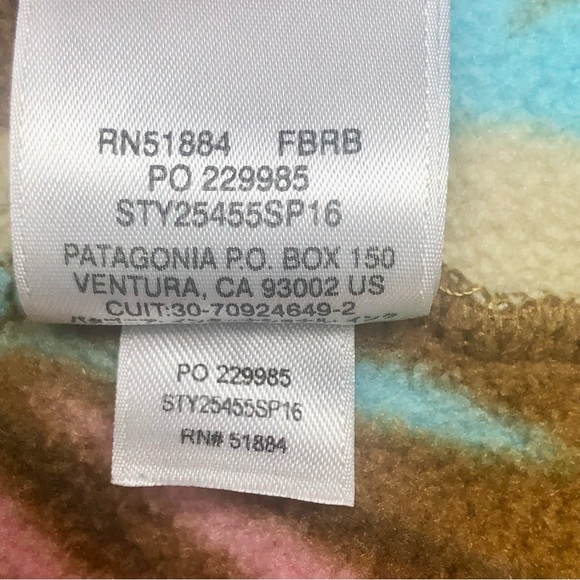 Patagonia Synchilla Snap-T Feather Dance Pullover Fleece Sz S - Picture 11 of 14